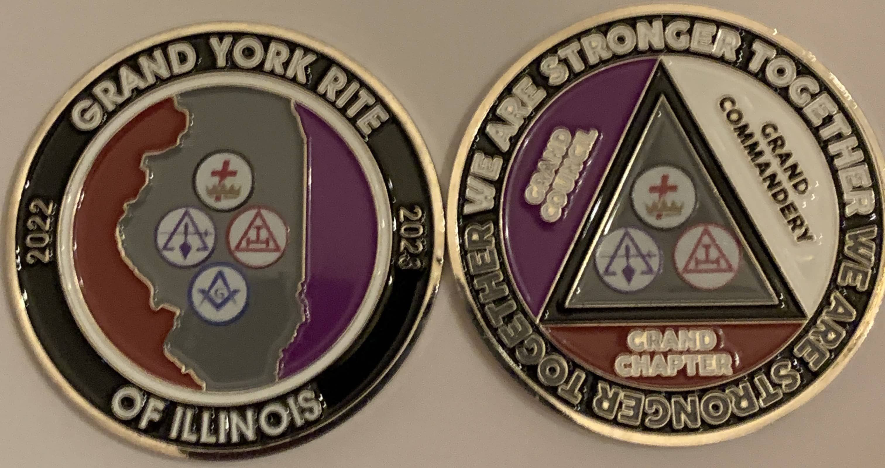 York Rite Joint Charity Coin